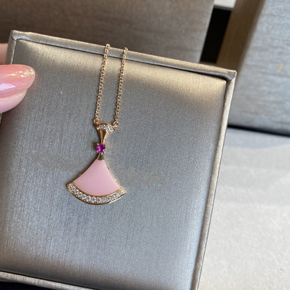 [Clover Jewelery]DREAM NECKLACE PINK OPAL