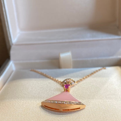 [Clover Jewelery]DREAM NECKLACE PINK OPAL