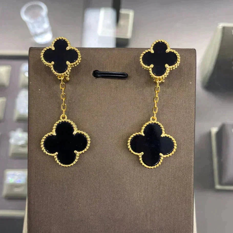 [Clover Jewelry]KLEEBRE-OHRRINGE 2 MOTIVE (MEHRFACHAUSWAHL)