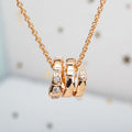 [Clover Jewelry]セルペンティ ピンクゴールド ネックレス ダイヤモンド
