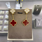 [Clover Jewelry]クローバー 2モチーフ ダイヤモンド ピアス（複数選択可）
