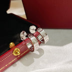[Clover Jewelry]ラブイヤリング 5.7MM 2ダイヤモンド