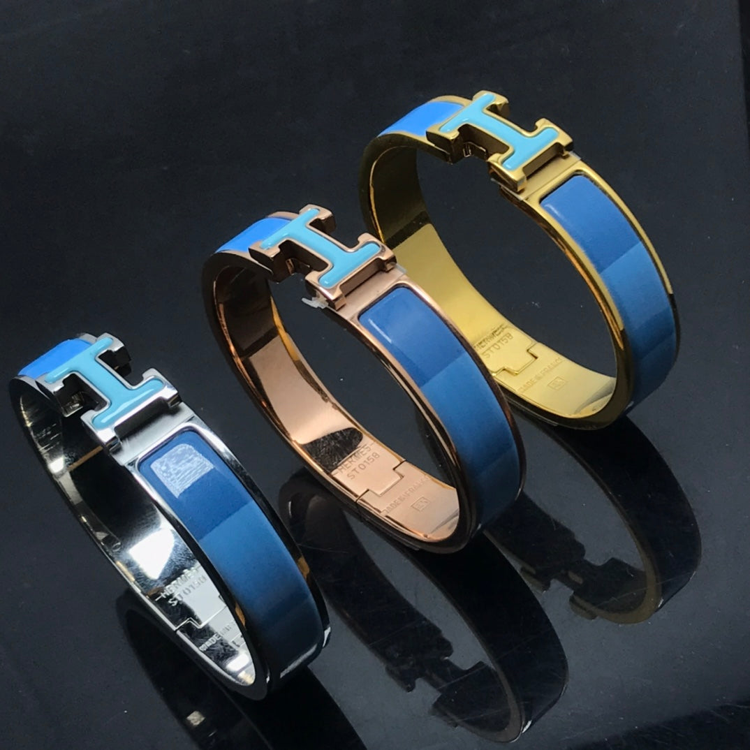 [Clover Jewelry]H BRACELET BLUE RAINBOW CERAMIC