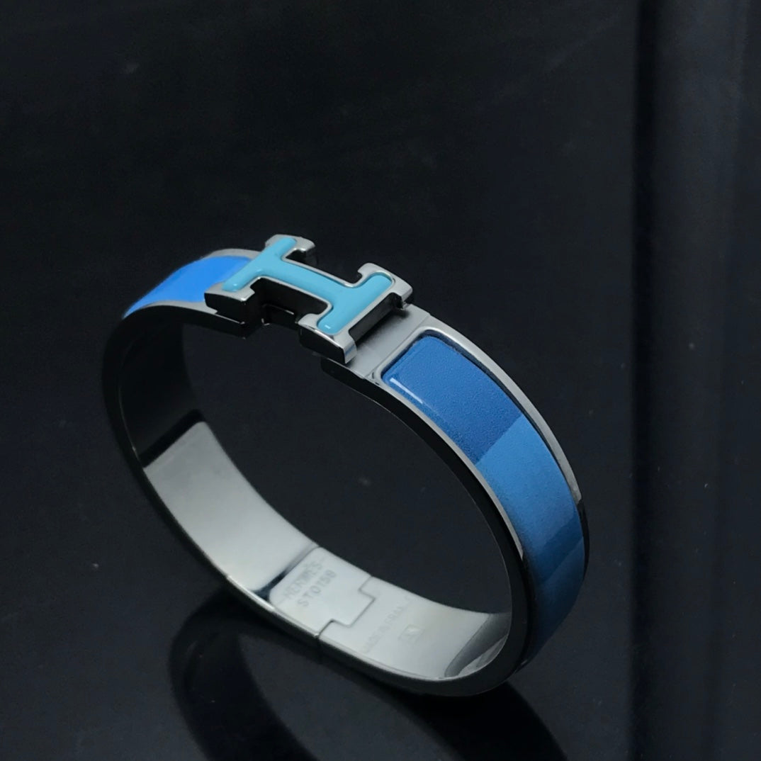 [Clover Jewelry]H BRACELET BLUE RAINBOW CERAMIC