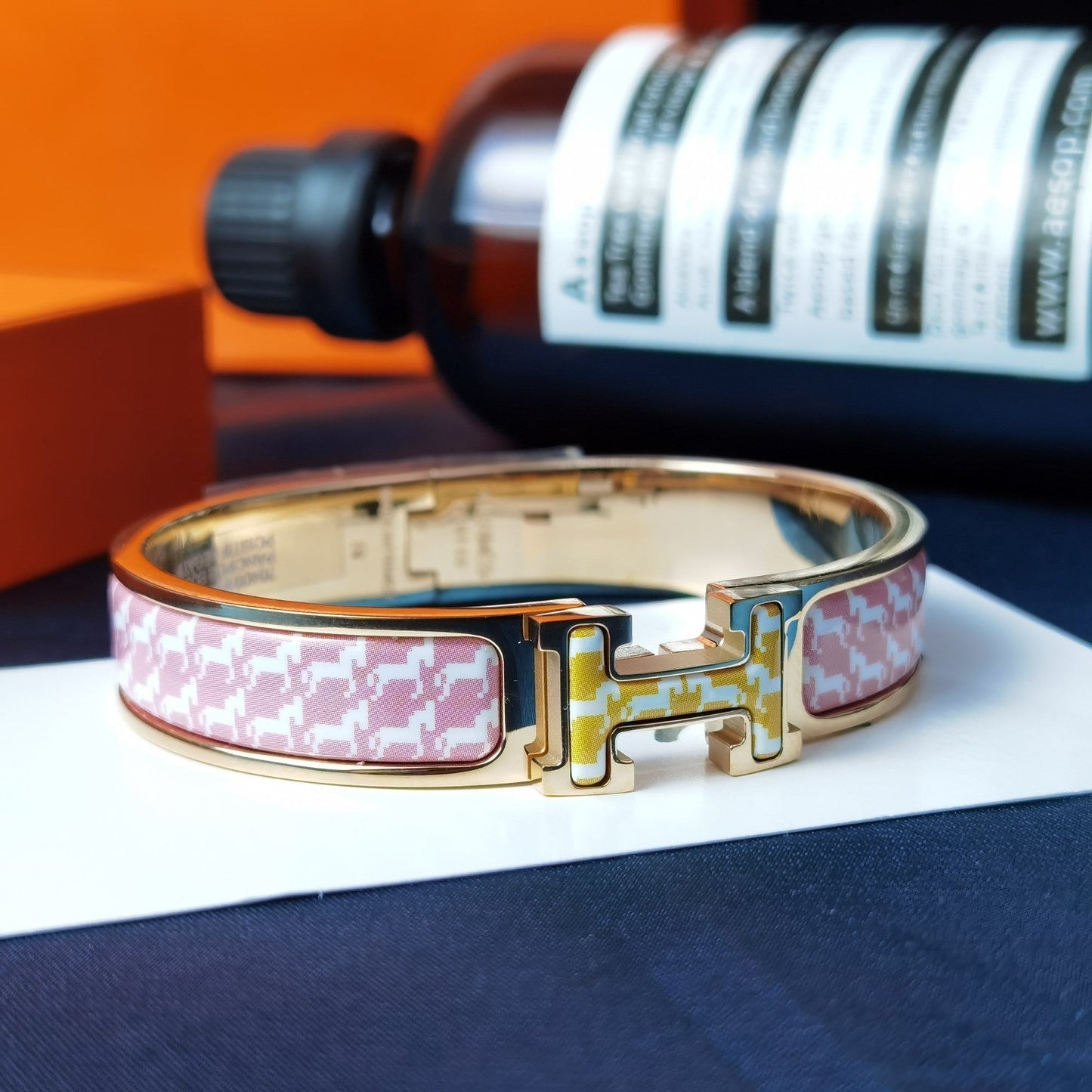 [Clover Jewelery]H HORSE BRACELET 12MM