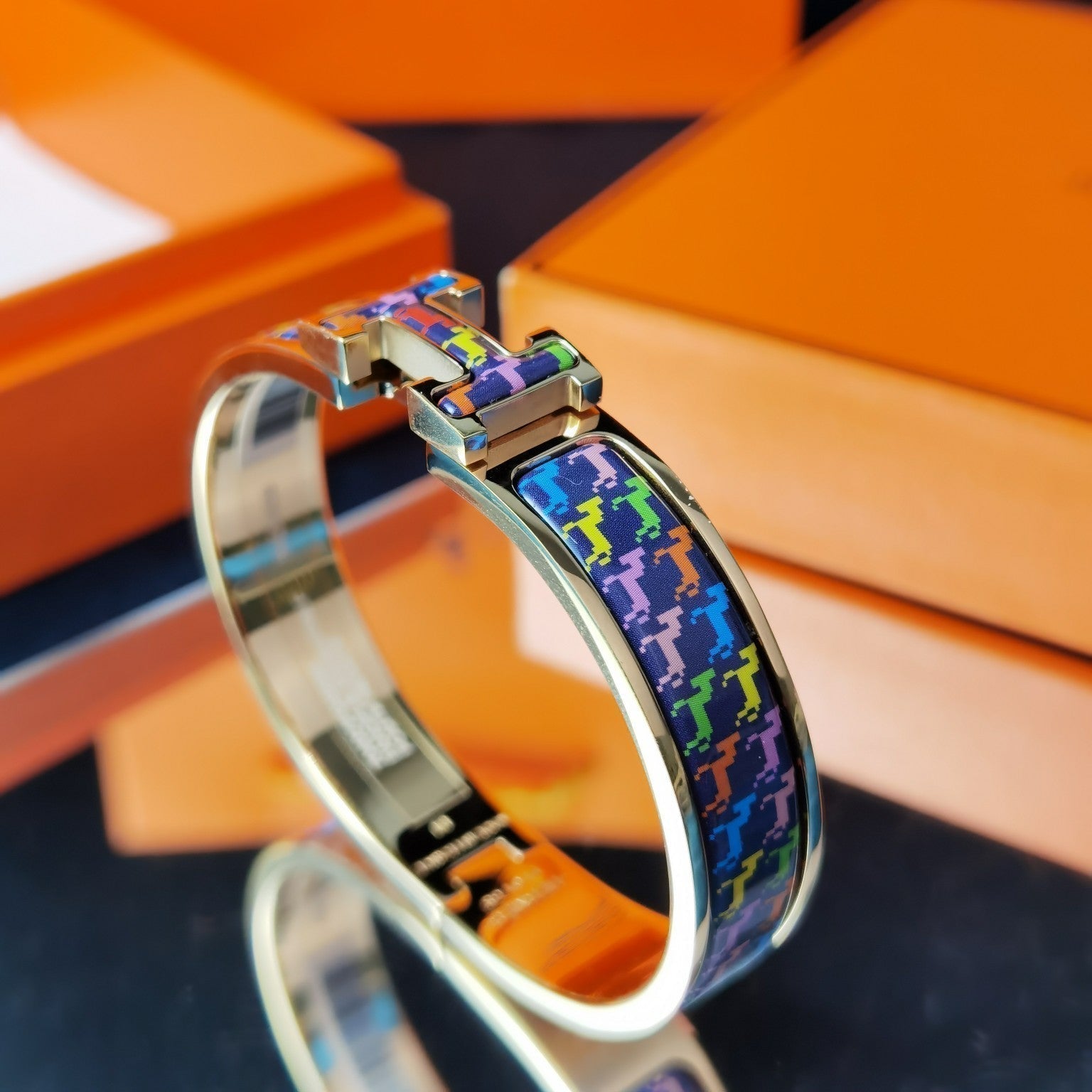 [Clover Jewelry]H HORSE BRACELET 12MM