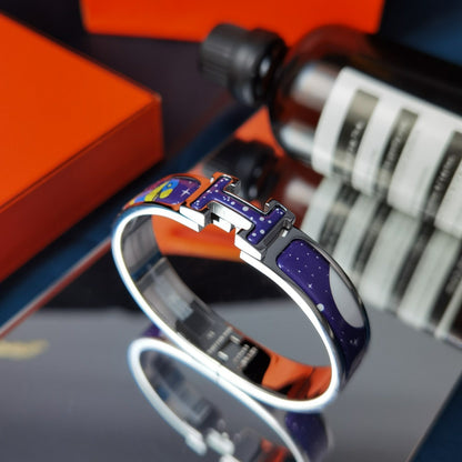 [Clover Jewelery]H STAR AND MOON BRACELET 12MM