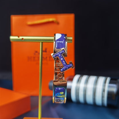 [Clover Jewelery]H STAR AND MOON BRACELET 12MM