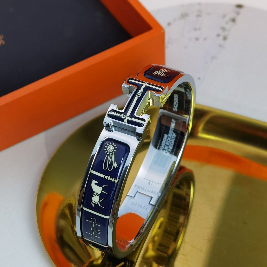 [クローバー・ジュエリー]H クーヴェルチュール ダークブルー ブレスレット