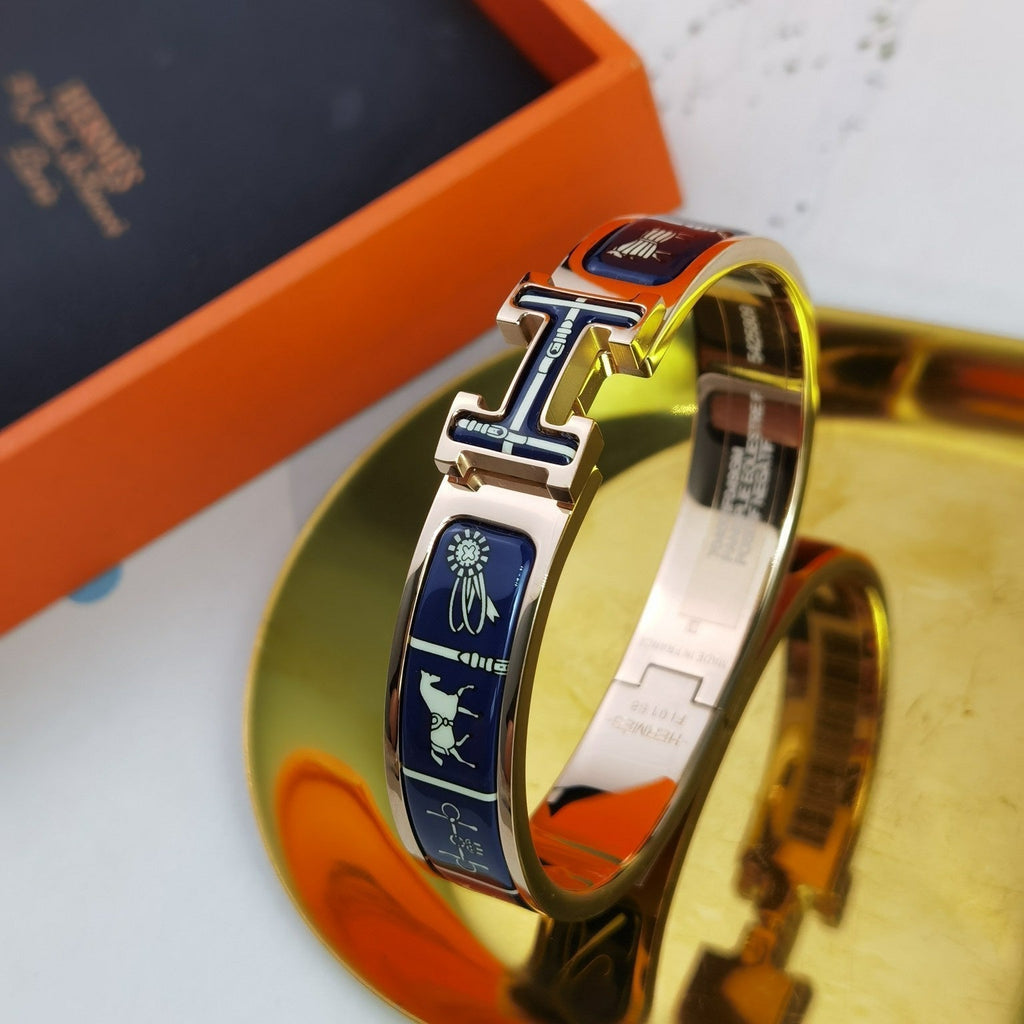 [クローバー・ジュエリー]H クーヴェルチュール ダークブルー ブレスレット