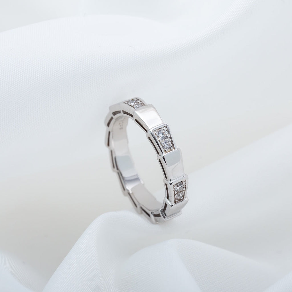 [クローバー・ジュエリー]セルペンティリング シルバー 3MM