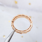 [Clover Jewelry]SERPENTI RING PINK GOLD  3MM