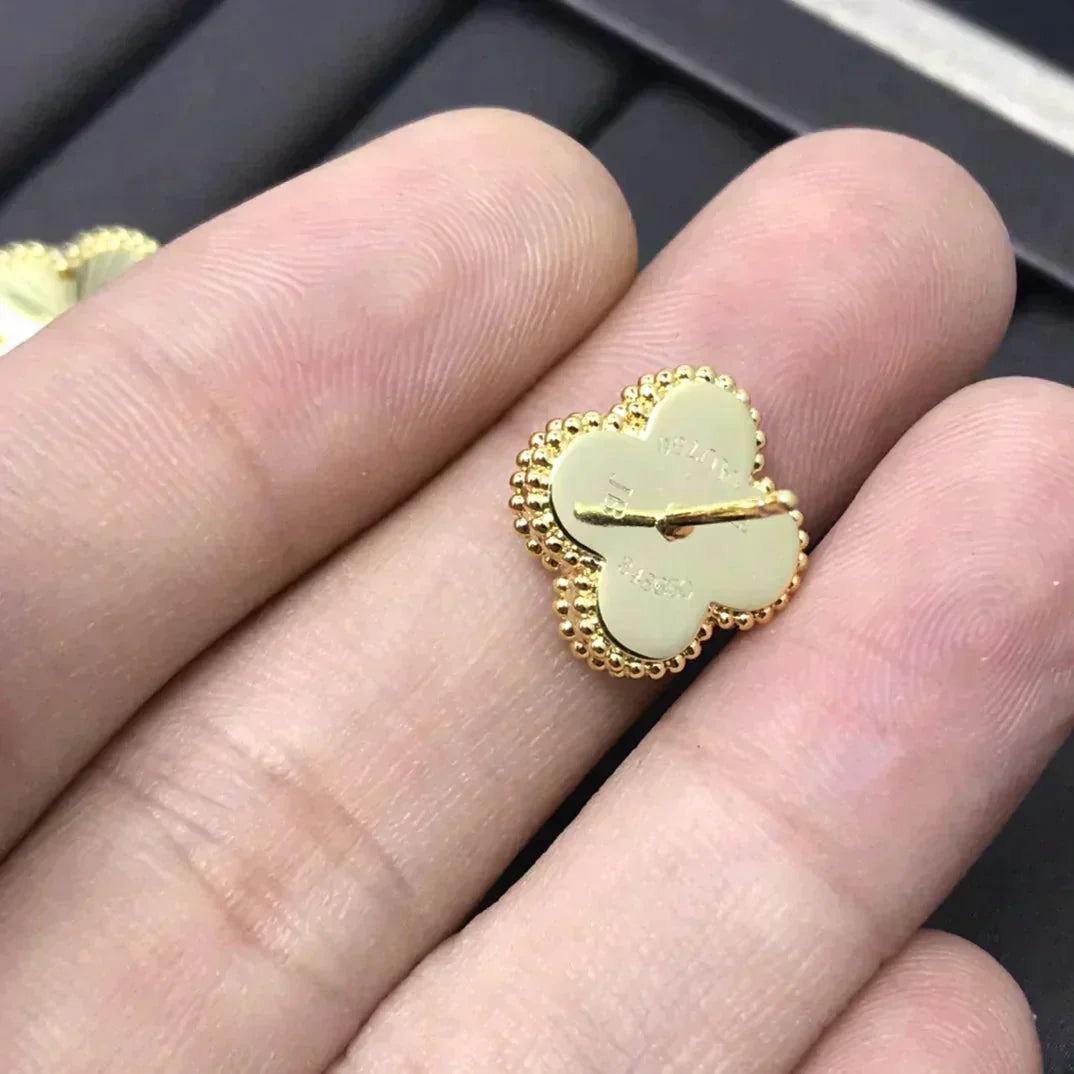 [Clover Jewelry]CLOVER MINI 9.5MM LASER OHRRINGE