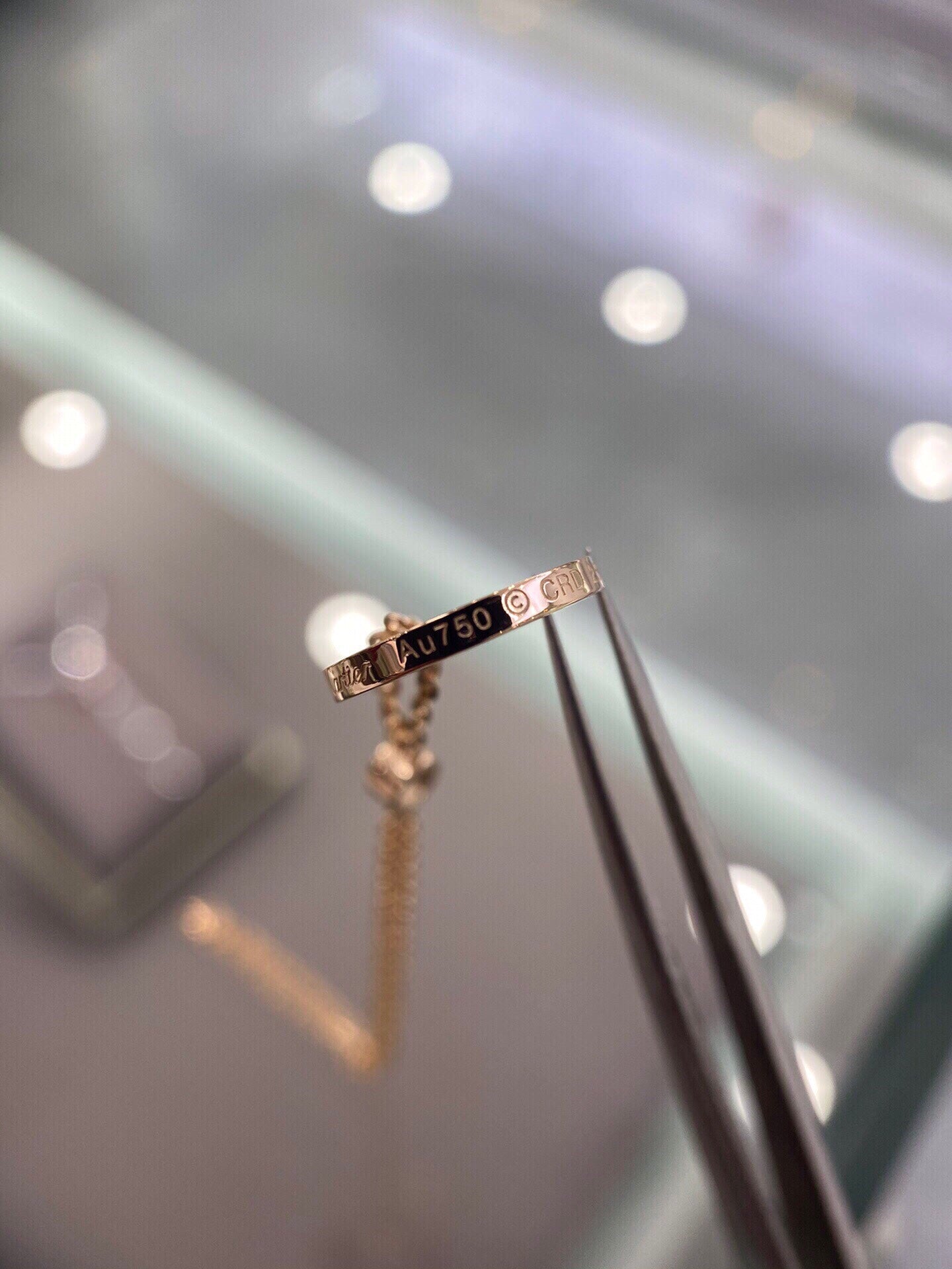 [Clover Jewelry]ラブブレスレット 2ダイヤモンド