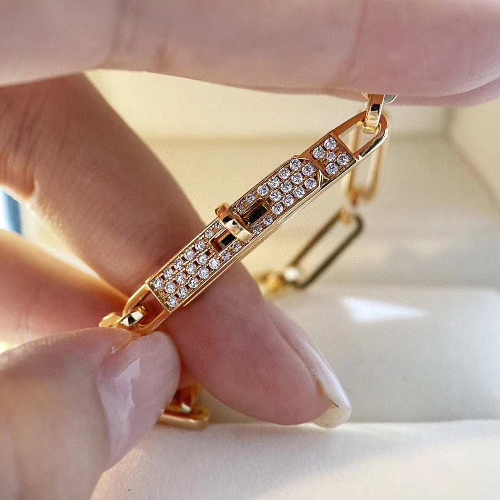 [クローバージュエリー]チェーンブレスレット スモールモデル ダイヤモンド