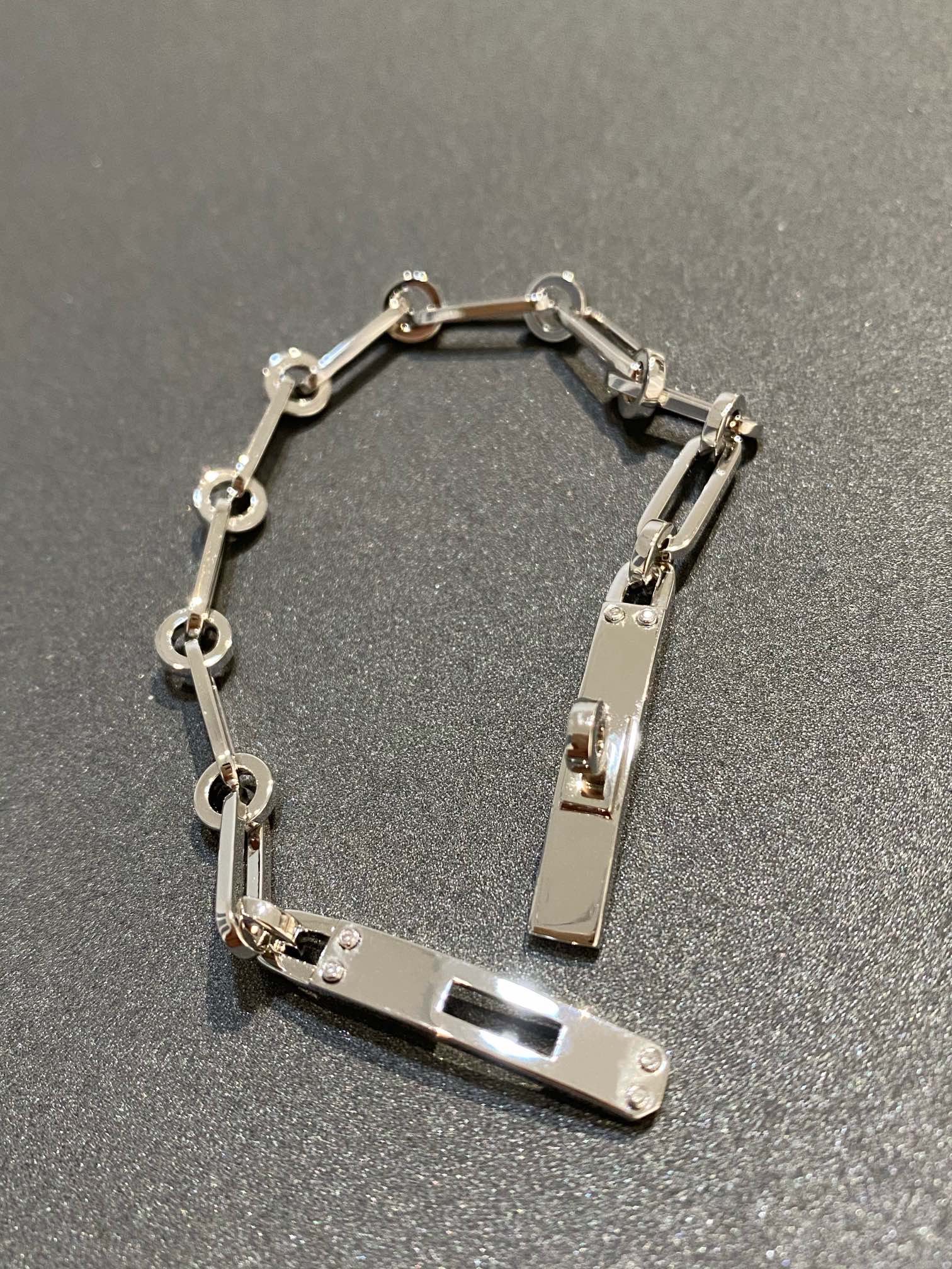 [クローバージュエリー]チェーンブレスレット スモールモデル ダイヤモンド
