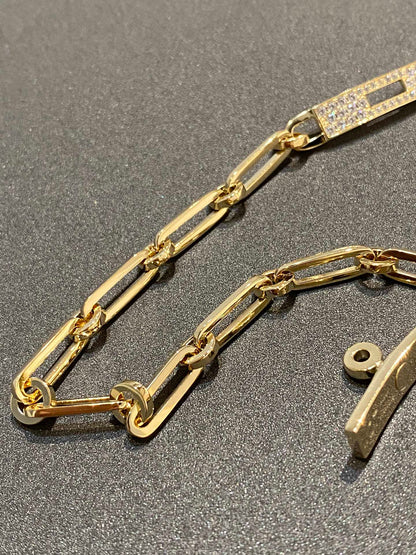 [Clover Jewelery]CHAINE BRACELET SMALL MODEL DIAMOND