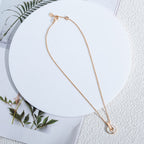 [Clover Jewelry]GARI NECKLACE PINK GOLD MOP