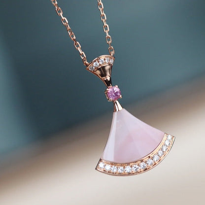 [Clover Jewelery]DREAM NECKLACE PINK MOP DIAMOND