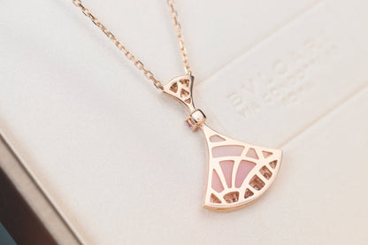 [Clover Jewelery]DREAM NECKLACE PINK MOP DIAMOND