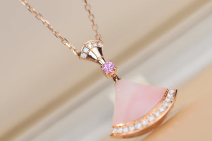 [Clover Jewelery]DREAM NECKLACE PINK MOP DIAMOND