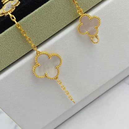[Clover Jewelery]MAGIC CLOVER MOP GOLD BRACELET 5 MOTIFS
