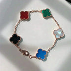 [Clover Jewelry]CLOVER 5 MOTIFS MULTICOLOR  BRACELET