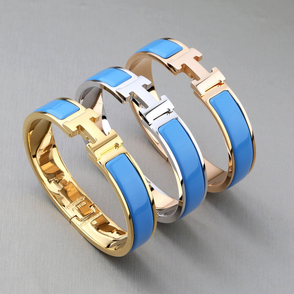 [Clover Jewelry]H BRACELET TURQUOISE 12MM
