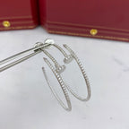 [Clover Jewelry]JUSTE EARRINGS FULL DIAMONDS 1.8MM