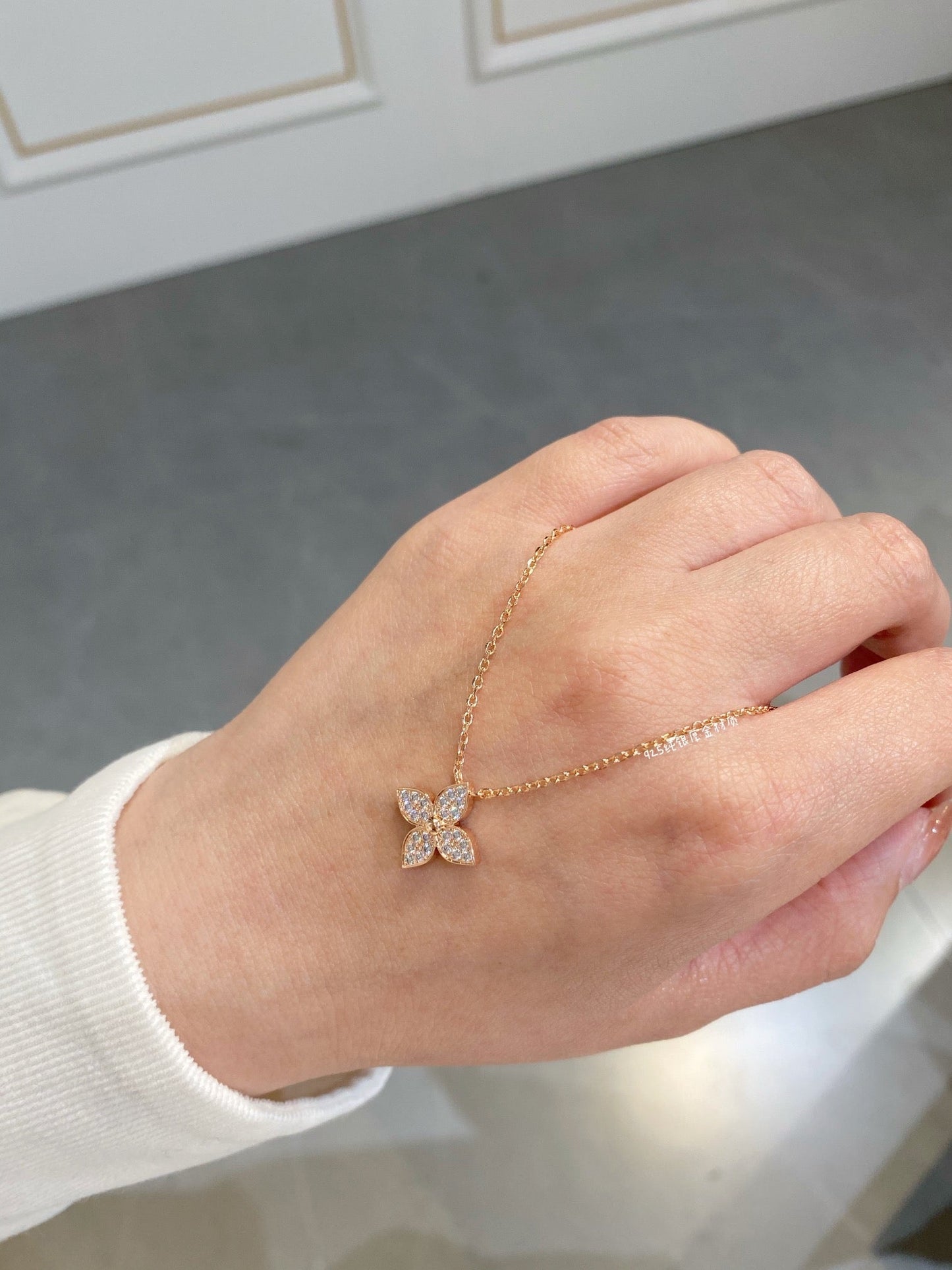 [Clover Jewelery]STAR DIAMOND NECKALCE