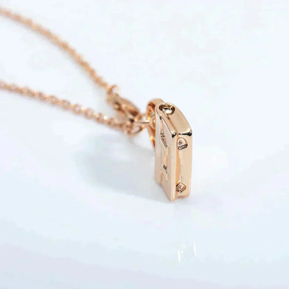[Clover Jewelery]AMULETTE PEDANT ROSE GOLD NECKLACE