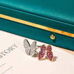 [クローバージュエリー]TWIN BUTTERFLY DIAMOND RING
