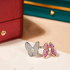 [クローバージュエリー]TWIN BUTTERFLY DIAMOND RING
