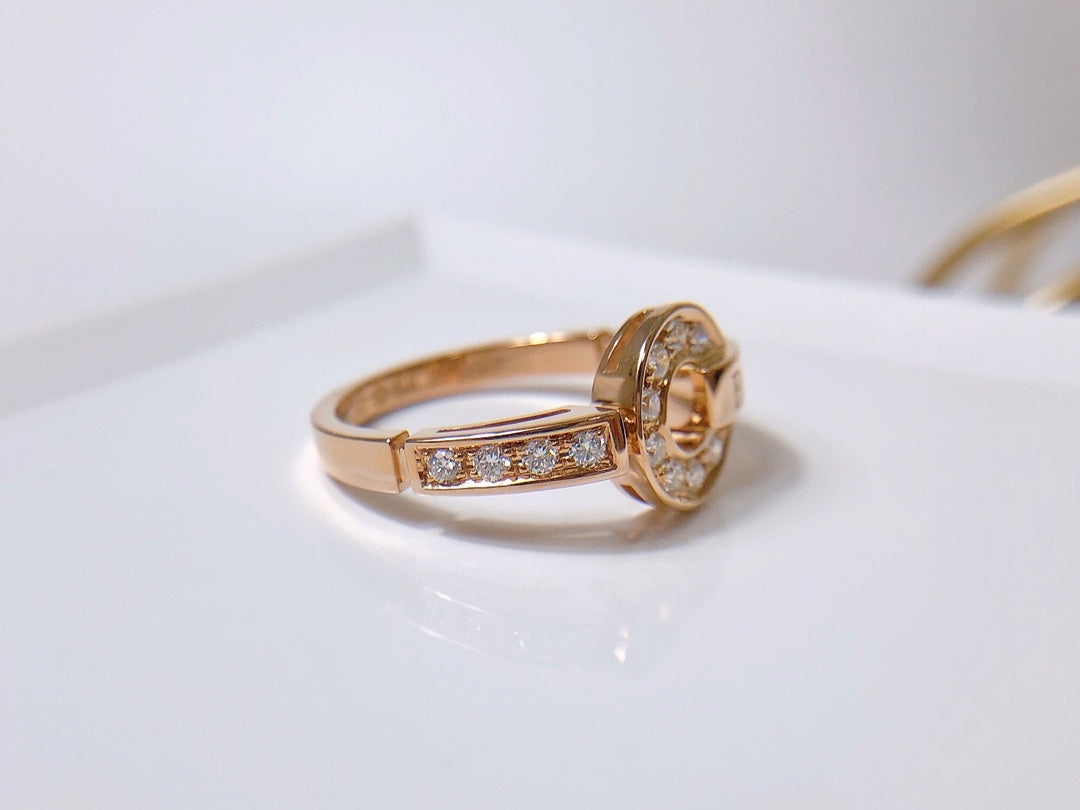 [Clover Jewelery]DREAM RING DIAMOND PINK GOLD
