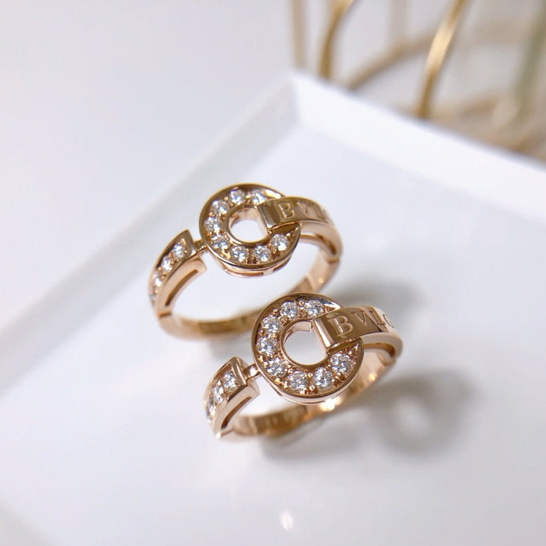 [Clover Jewelry]DREAM RING DIAMOND PINK GOLD