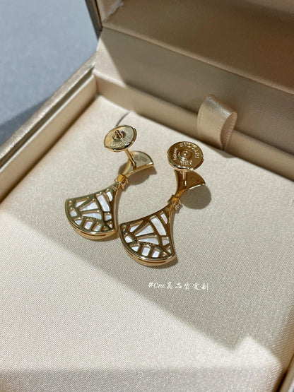 [Clover Jewelery]DREAM MOP 1 DIAMOND EARRINGS