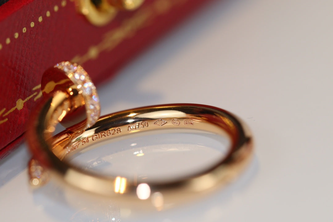 [Clover Jewelry]JUSTE RING 2.65MM GOLD DIAMOND
