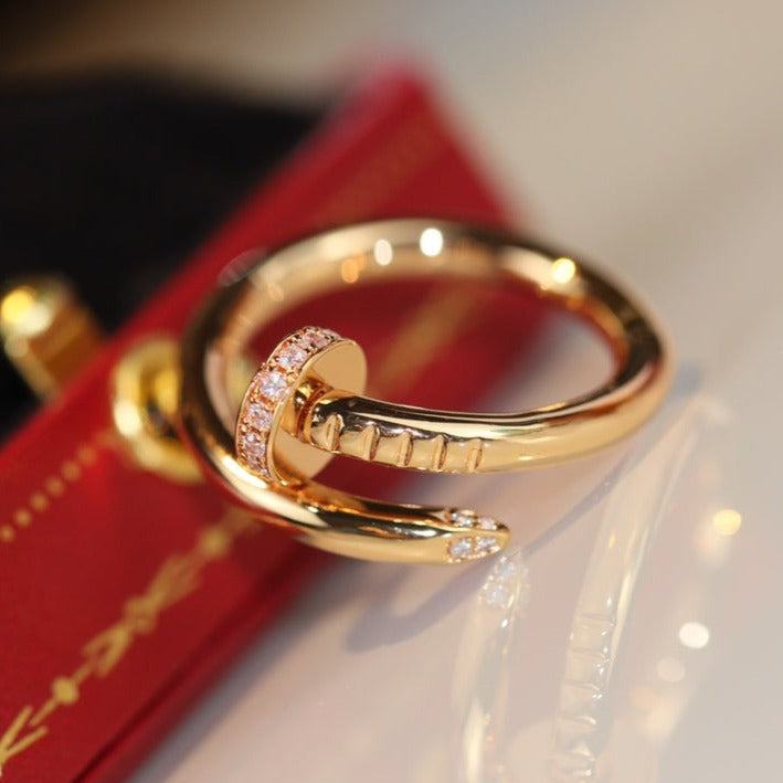 [Clover Jewelry]JUSTE RING 2.65MM GOLD DIAMOND