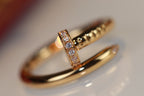 [Clover Jewelry]JUSTE RING 2.65MM GOLD DIAMOND
