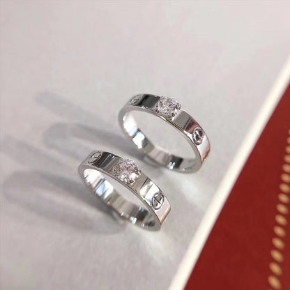 [Clover Jewelery]LOVE RING 3.6MM 1 BIG DIAMOND