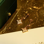 [Clover Jewelry]STAR DIAMONDS EARRINGS GOLD