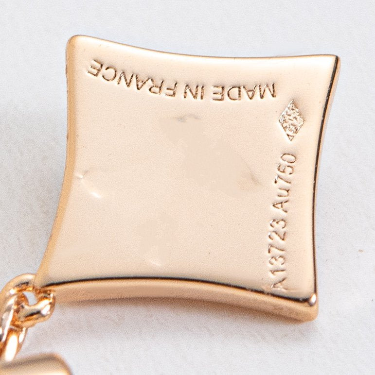 [Clover Jewelery]STAR DIAMONDS EARRINGS GOLD