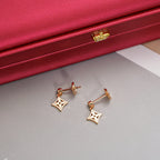 [Clover Jewelry]スターイヤリング ゴールド