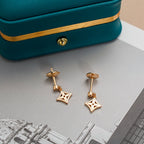 [Clover Jewelry]スターイヤリング ゴールド