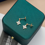 [Clover Jewelry]スターイヤリング ゴールド