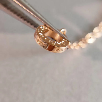 [Clover Jewelery]ZERO 1 NECKLACE PINK GOLD