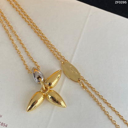 [Clover Jewelery]LOUISETTE PEDANT GOLD NECKLACE