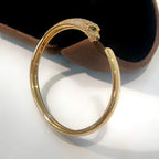 [Clover Jewelry]PANTHERE GOLD DIAMOND OPEN BRACELET
