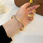 [Clover Jewelry]PANTHERE GOLD DIAMOND OPEN BRACELET