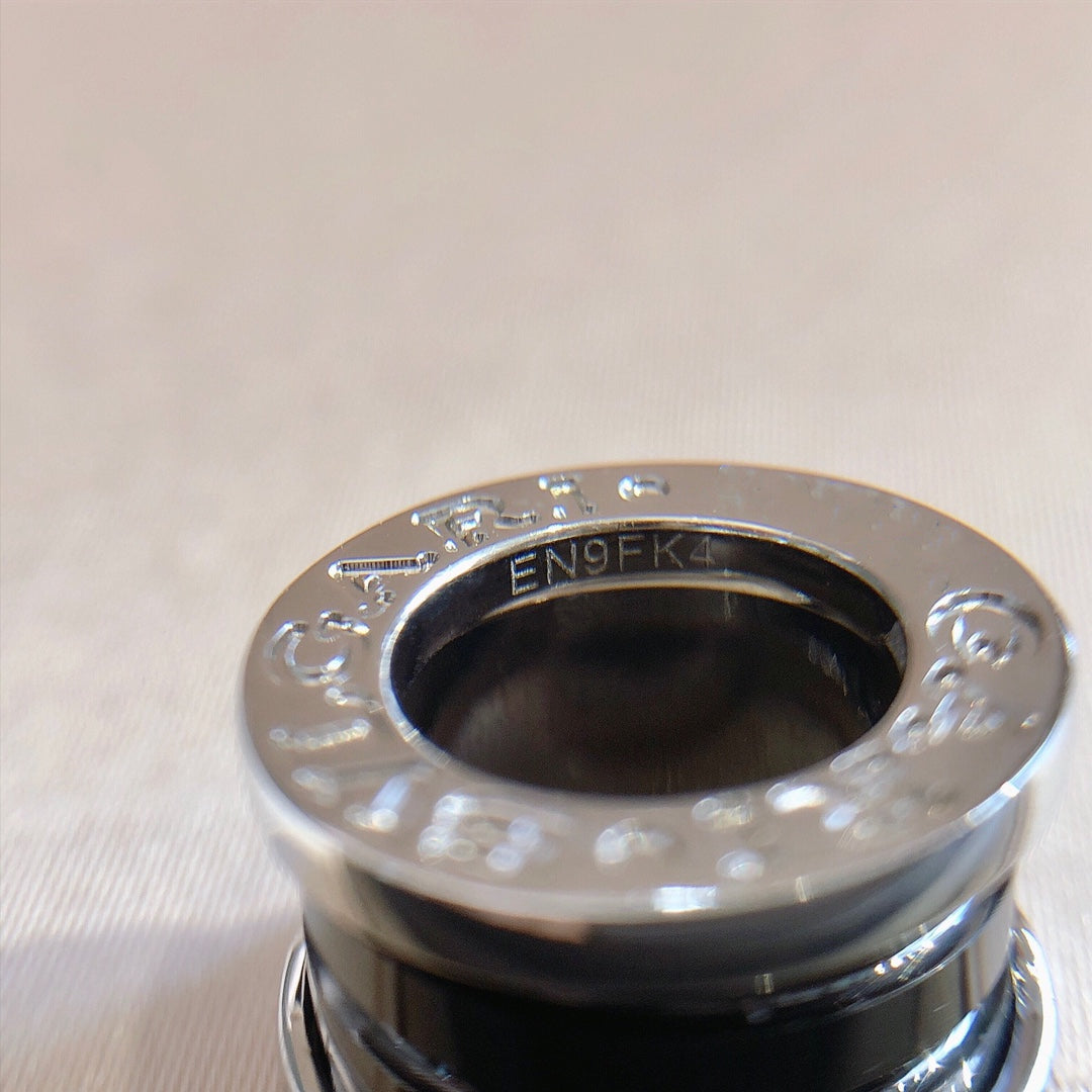 [Clover Jewelry]ZERO 1 ブラックセラミック シルバーネックレス